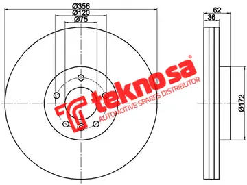 Main image of Brake Disc - TBD7021-D