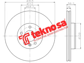 Main image of Brake Disc - TBD7086-D