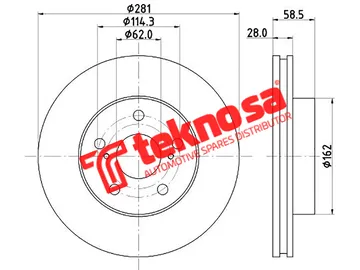 Main image of Brake Disc - TBD7088-D