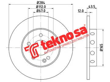 Main image of Brake Disc - TBD7152-D