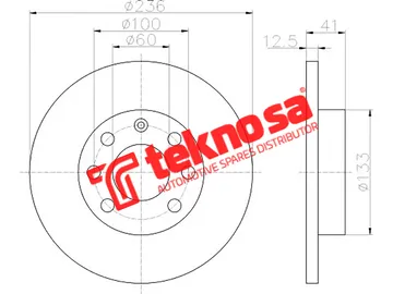 Main image of Brake Disc - TBD7338-D