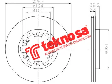 Main image of Brake Disc - TBD7382-D