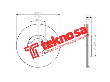 Main image of Brake Disc - TBD7412-D