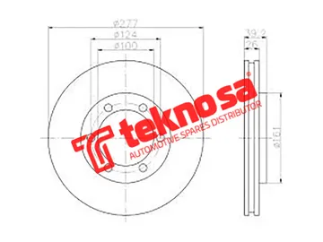Main image of Brake Disc - TBD7455-D
