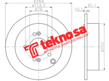 Main image of Brake Disc - TBD7482-D