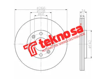 Main image of Brake Disc - TBD7504-D