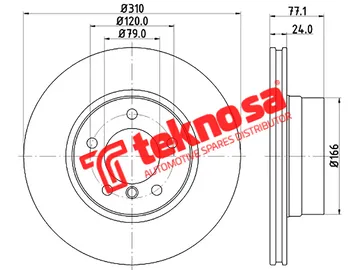 Main image of Brake Disc - TBD7555-D