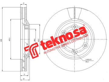 Main image of Brake Disc - TBD7588-D