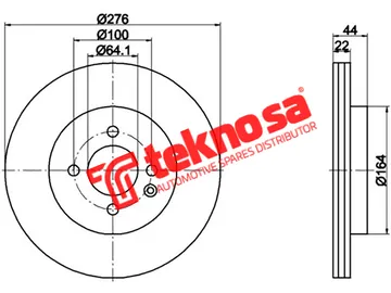 Main image of Brake Disc - TBD7595-D