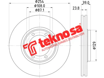 Main image of Brake Disc - TBD7764-D