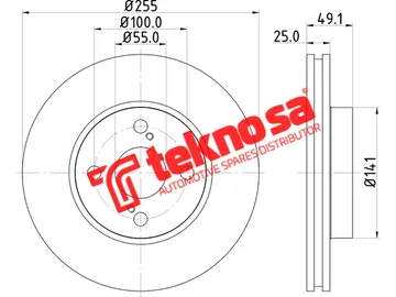 Main image of Brake Disc - TBD7981-D
