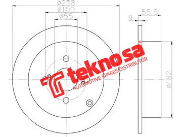 Main image of Brake Disc - TBD7982-D