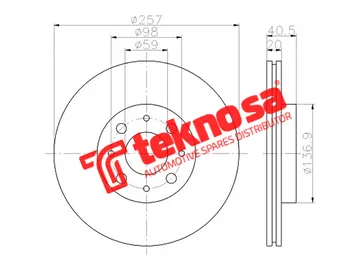Main image of Brake Disc - TBD7983-D