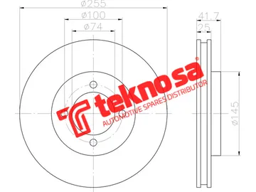 Main image of Brake Disc - TBD7996-D