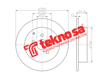 Main image of Brake Disc - TBD8073-D