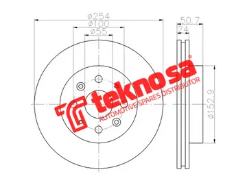 Main image of Brake Disc - TBD8167-D