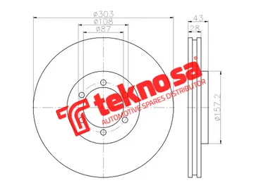 Main image of Brake Disc - TBD8229-D