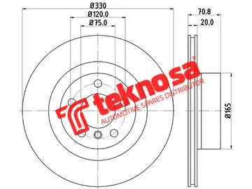 Main image of Brake Disc - TBD8401-D