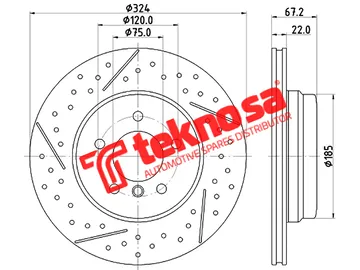 Main image of Brake Disc - TBD8641-D