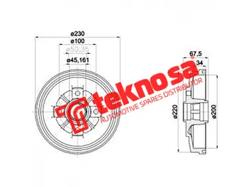Main image of Brake Drum - TBD5359-K