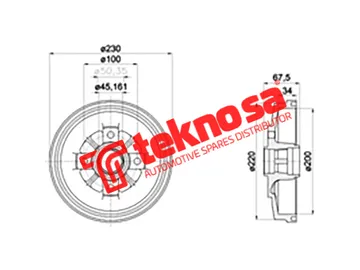 Main image of Brake Drum - TBD5386-K