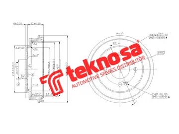 Main image of Brake Drum - TBD5433-K