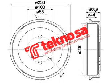Main image of Brake Drum - TBD5486-K