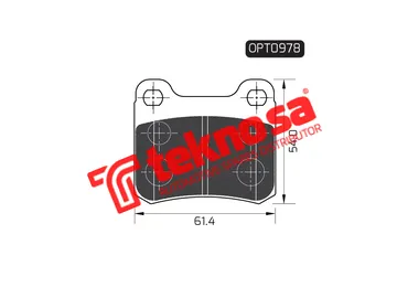 Main image of Brake Pads - OPT0978
