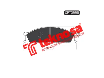 Main image of Brake Pads - OPT0996