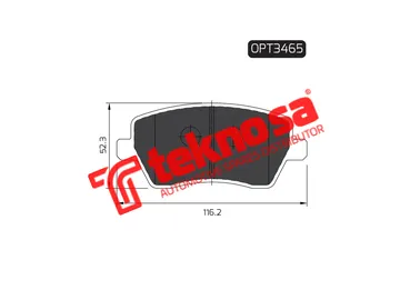 Main image of Brake Pads - OPT3465