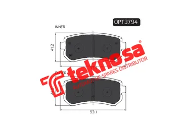 Main image of Brake Pads - OPT3794