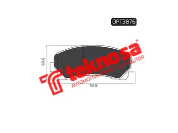 Main image of Brake Pads - OPT3876