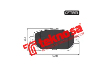 Main image of Brake Pads - OPT3913