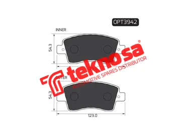 Main image of Brake Pads - OPT3942