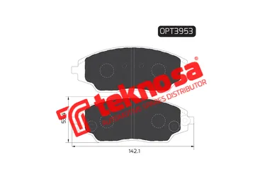 Main image of Brake Pads - OPT3953