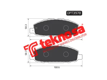 Main image of Brake Pads - OPT3978