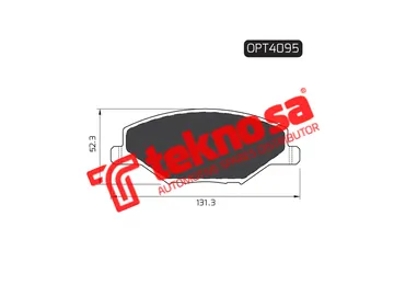 Main image of Brake Pads - OPT4095