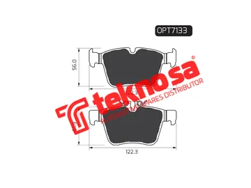 Main image of Brake Pads - OPT7133