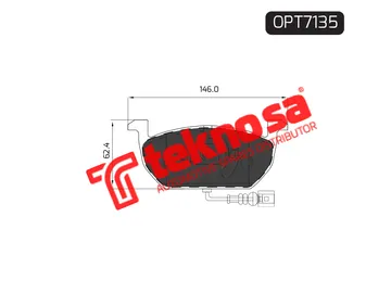Main image of Brake Pads - OPT7135