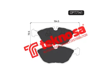 Main image of Brake Pads - OPT7141