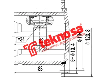 Main image of Inner Cv Joint - AD8090