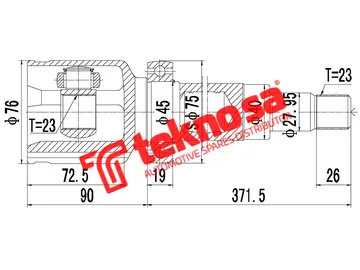 Main image of Inner Cv Joint - FD4004