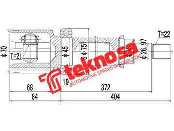 Main image of Inner Cv Joint - FD4011