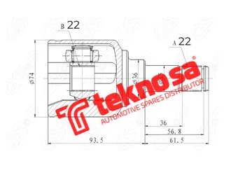 Main image of Inner Cv Joint - FI8005