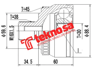 Main image of Outer Cv Joint - AD5711A
