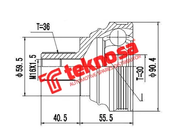 Main image of Outer Cv Joint - AD5931