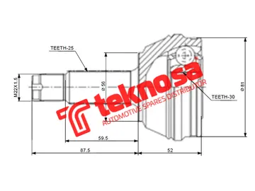 Main image of Outer Cv Joint - FD5740