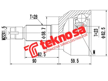 Main image of Outer Cv Joint - MZ3011